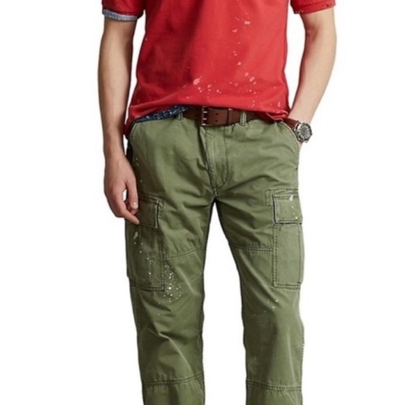 Polo Ralph Lauren Distressed Mesh Polo Shirt - Picture 4 of 5